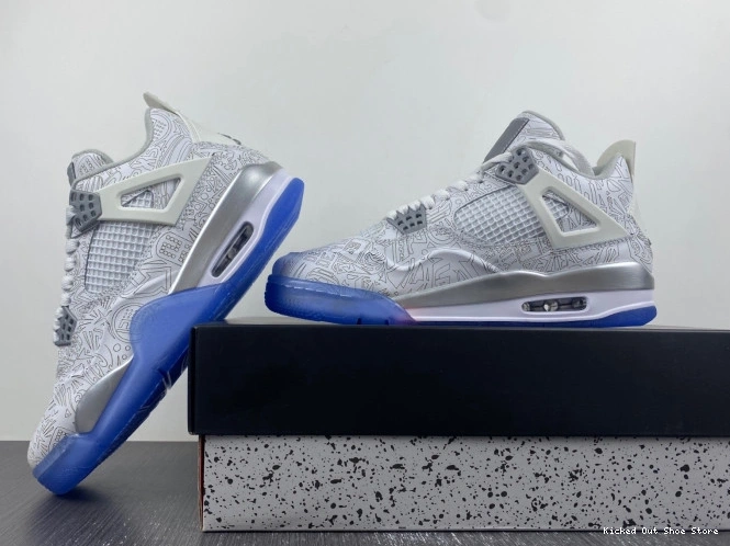 Kick Theory Anniversary 705333-105 Jordan Retro 4 30th Laser 0803